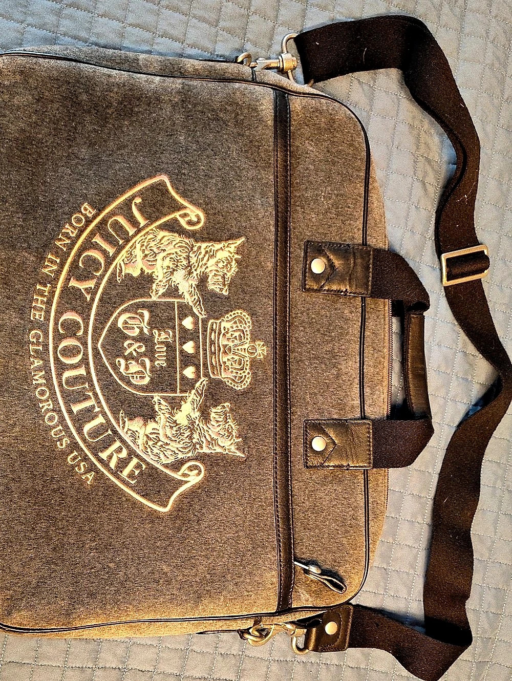 Juicy Couture Messenger Bag Brown